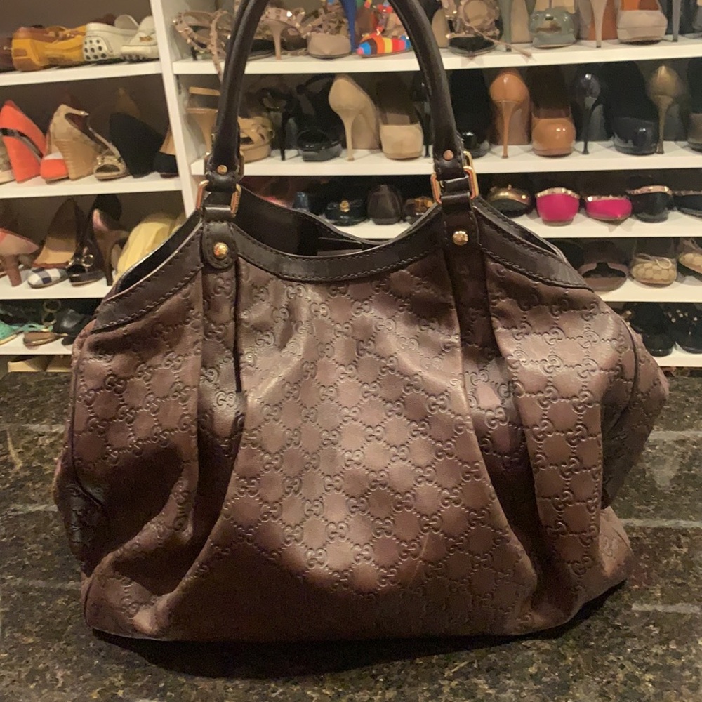 GUCCI Sukey Tote Guccissima Leather XL bag - Picture 2 of 14
